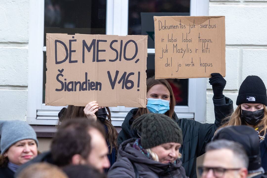 S. Daukanto aikštėje – Baltijos valstybių vėliavų pakėlimo ceremonija