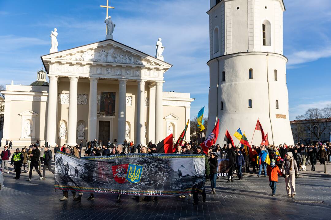 Tradicinės Kovo 11-osios eitynės „Už mūsų ir jūsų laisvę!“