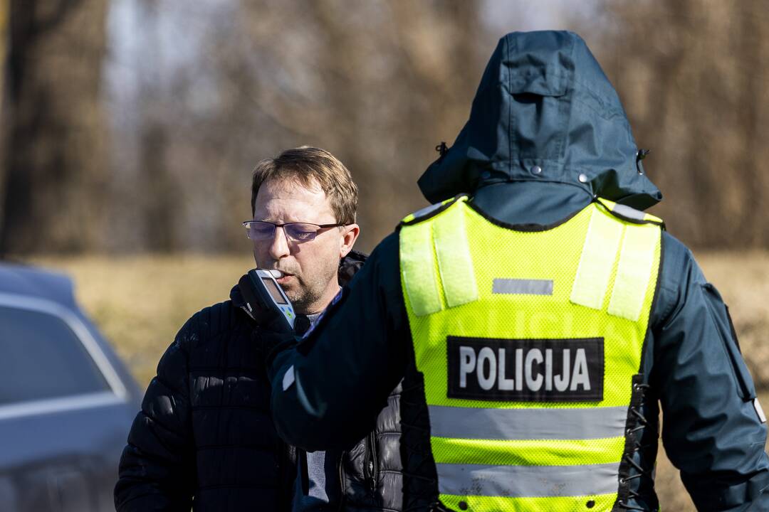 Policijos reidas Drujos gatvėje