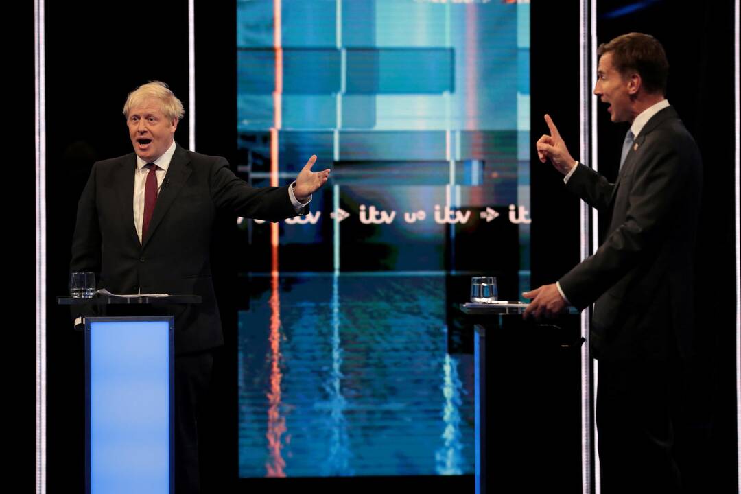 Borisas Johnsonas ir Jeremy Huntas