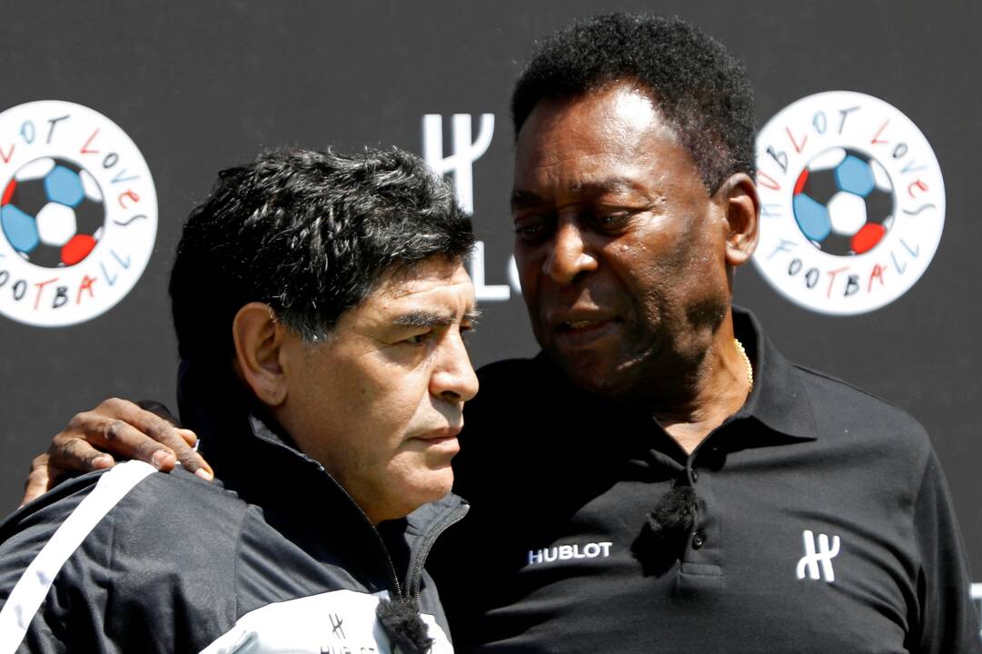 Diego Maradona ir Pele