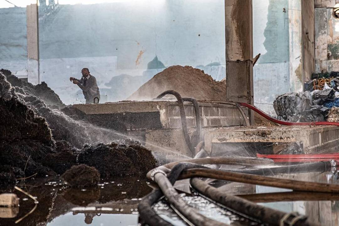 Valstybės ekstremalių situacijų komisija apsilankė Alytaus gaisravietėje