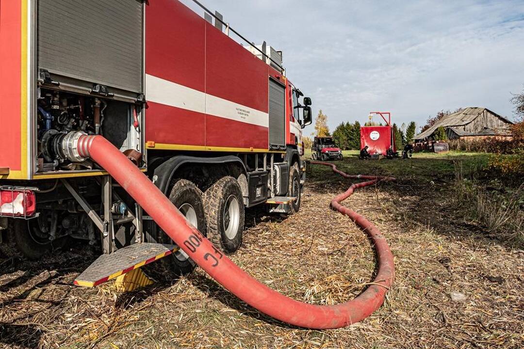 Valstybės ekstremalių situacijų komisija apsilankė Alytaus gaisravietėje