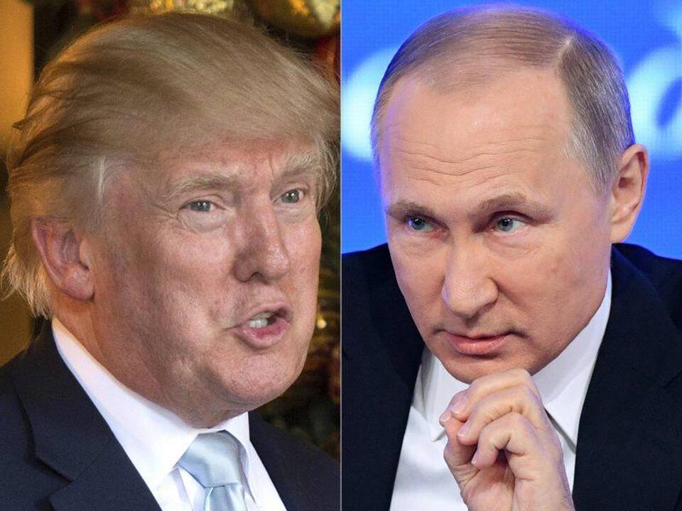 Donaldas Trumpas ir Vladimiras Putinas