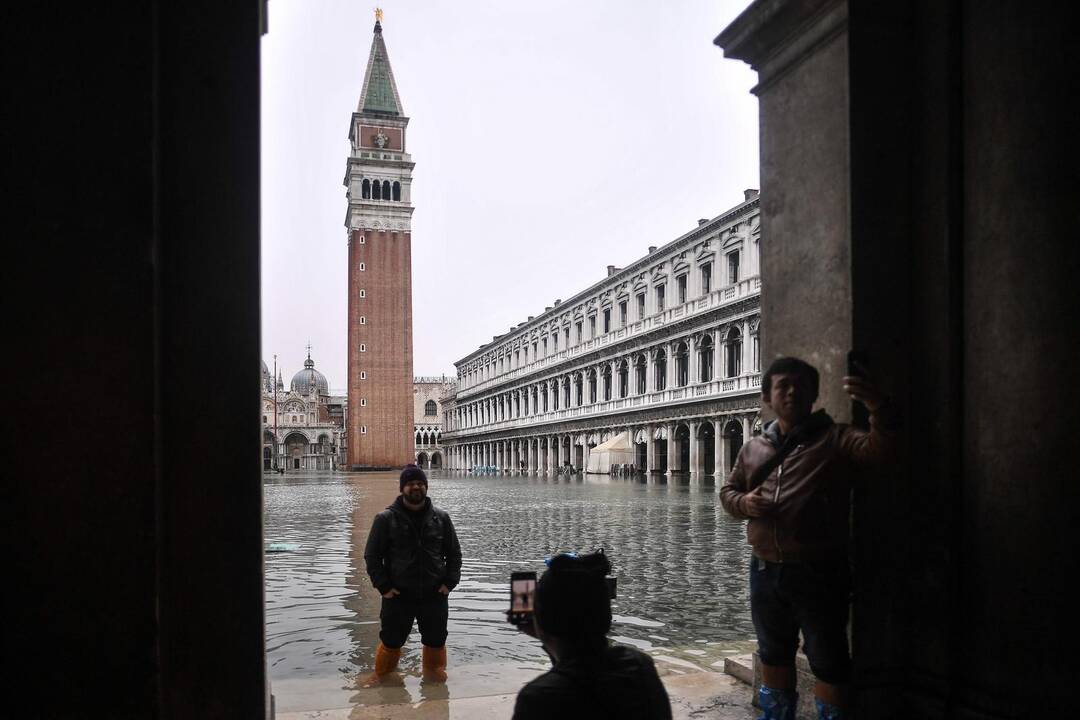 Veneciją užliejo potvynis