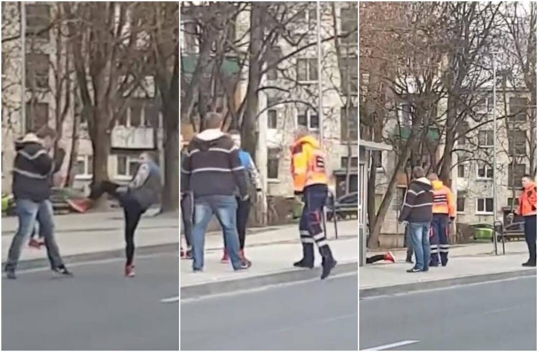 Incidentas Vilniuje: įsiplieskusį vaikinų konfliktą teko tramdyti medikui