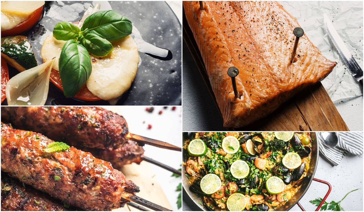 Joninių šventei – ant laužo kepta paelija ir kebabai (receptai)