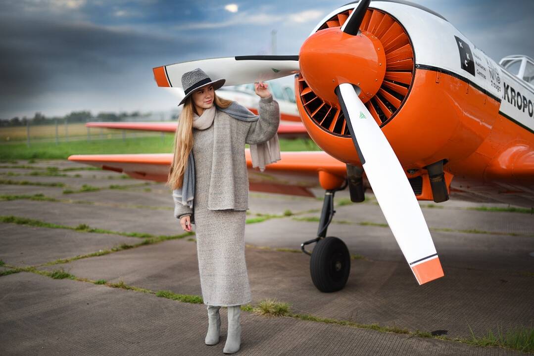 Išsipildė: J.Pašukonienė galimybę kurti megztus drabužius vadina likimo dovana.