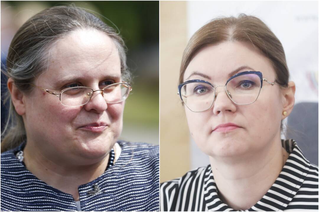Agnė Širinskienė (kairėje) ir Aušrinė Norkienė (dešinėje)