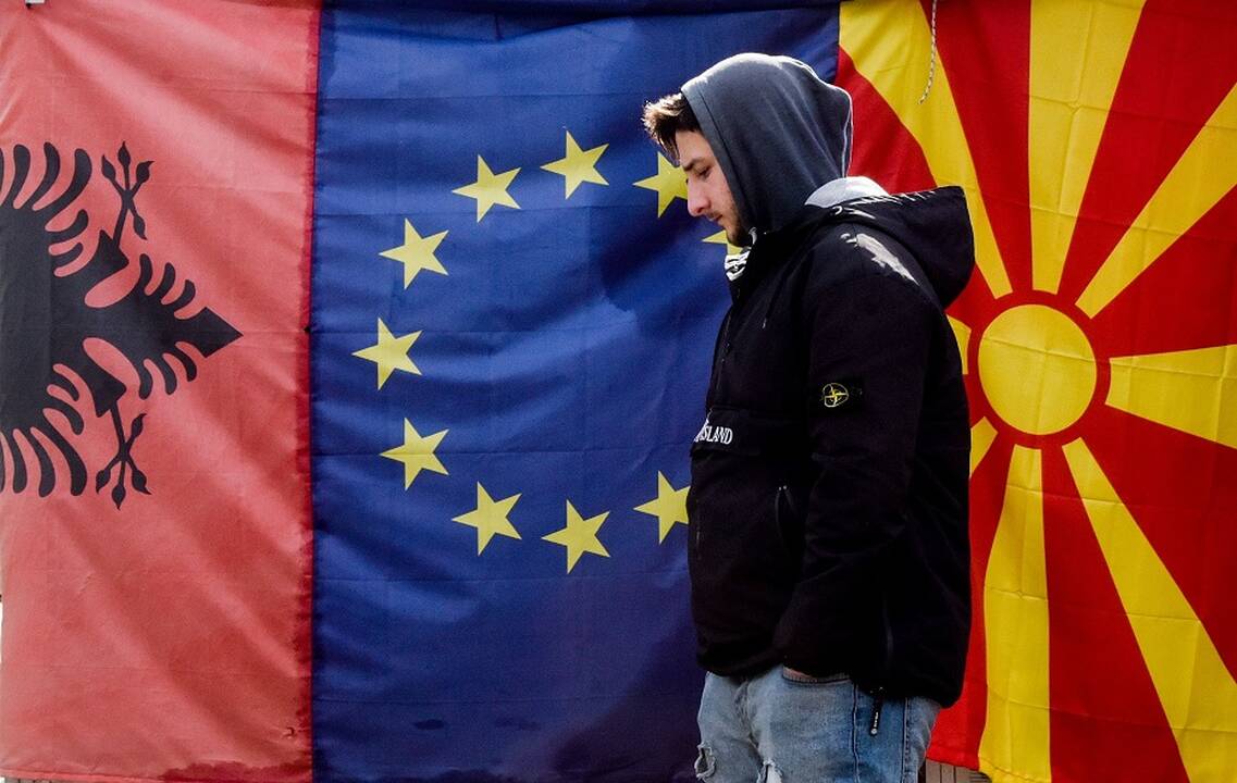 Įtampa: naujas ES plėtros etapas įstrigo – Albanijos ir Šiaurės Makedonijos narystei kyla vis naujų politinių kliūčių.