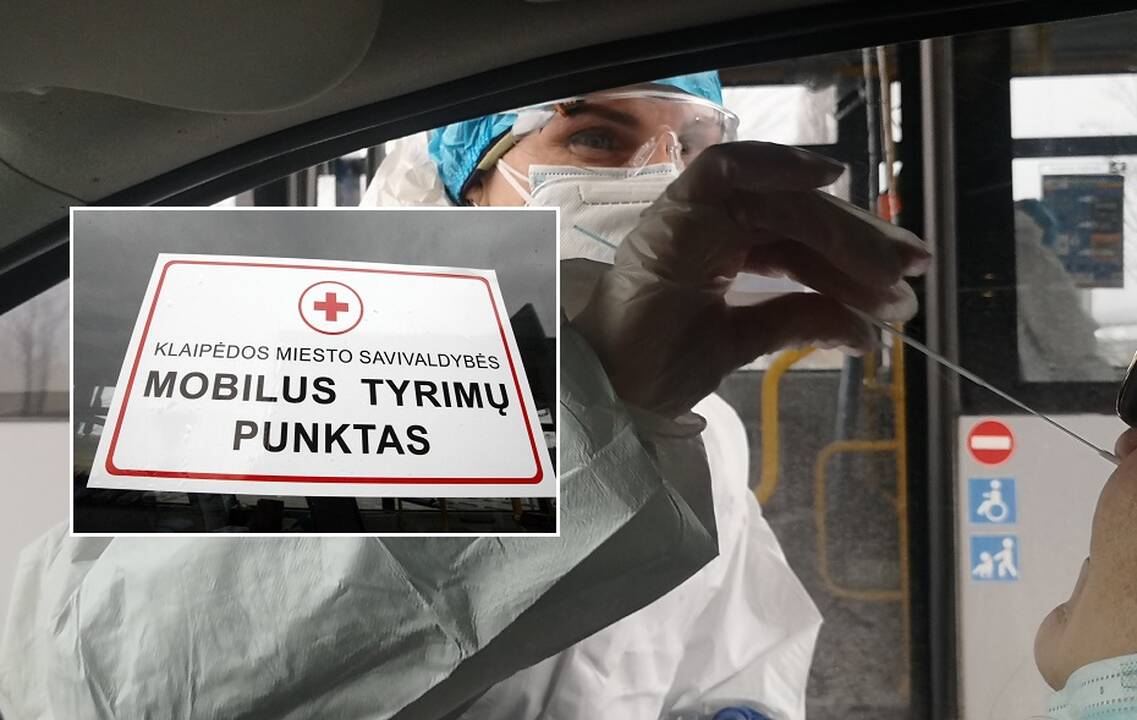 Problema: norintieji išsitirti, ar serga COVID-19, turi laukti visą savaitę.