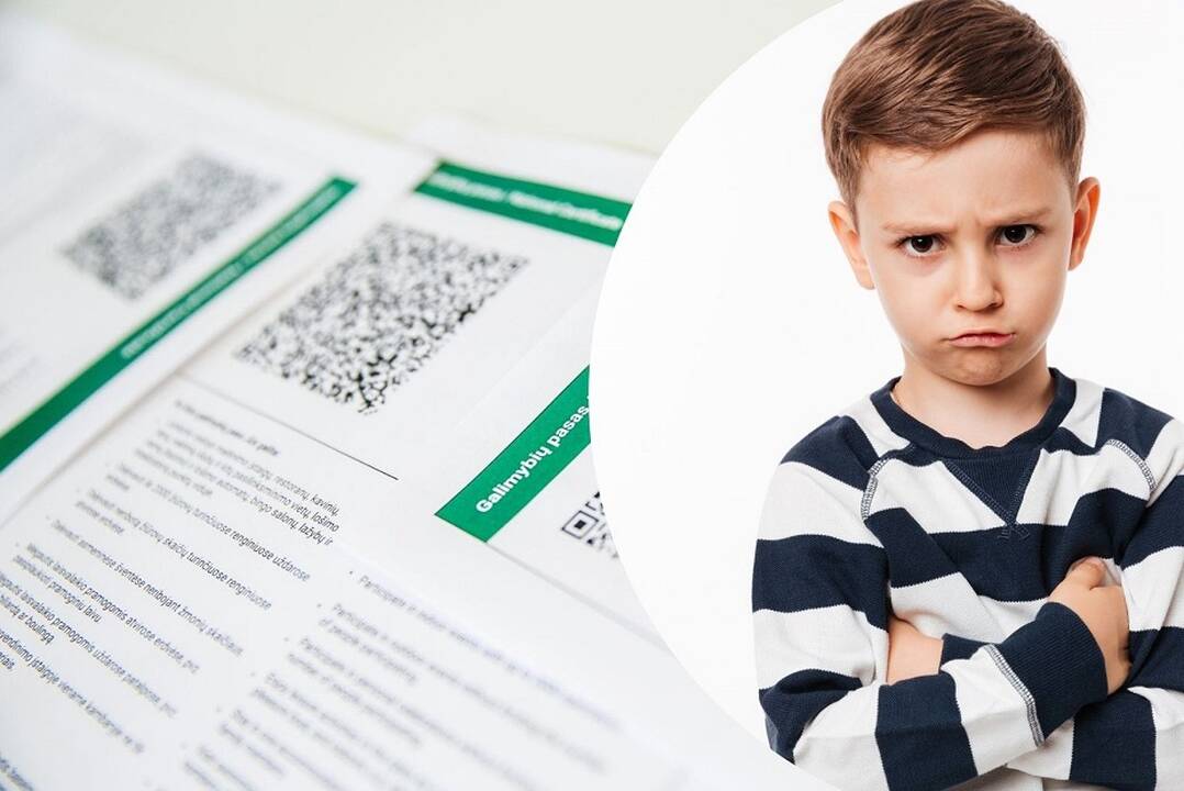 Neįmanoma: norėdama suvaldyti COVID-19 situaciją, Vyriausybė nutarė, kad galimybių pasas vaikams – būtinas.
