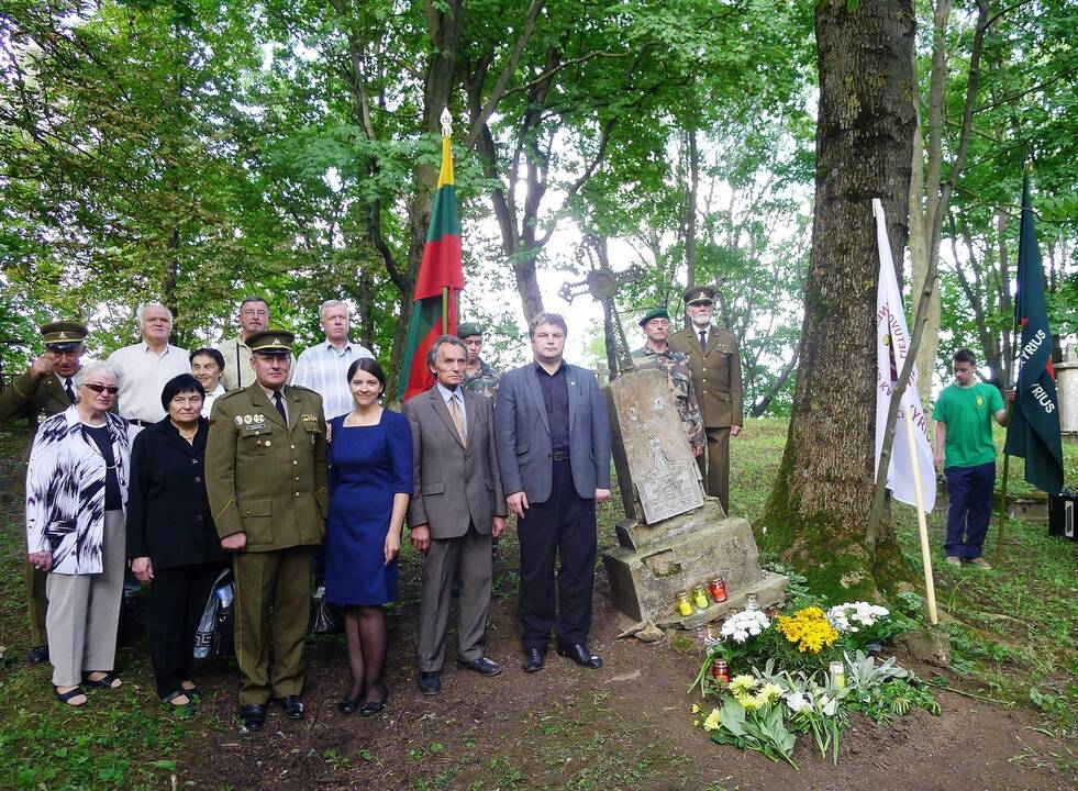 Kovotojų už Nepriklausomybę pagerbimas Aleksote