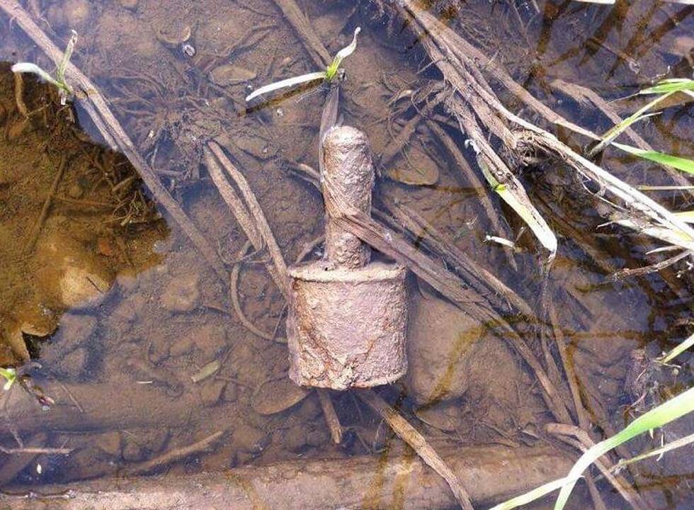 Prie sienos su Rusija rasti karo laikų sprogmenys