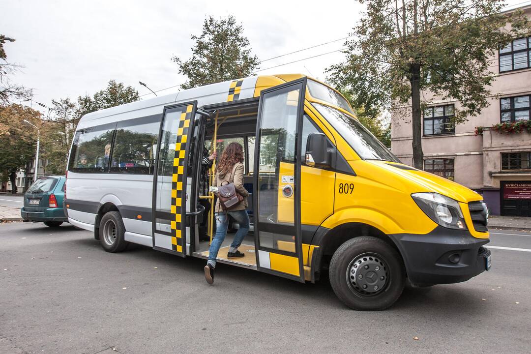 Maršrutinių taksi keleiviams – trys svarbios naujienos