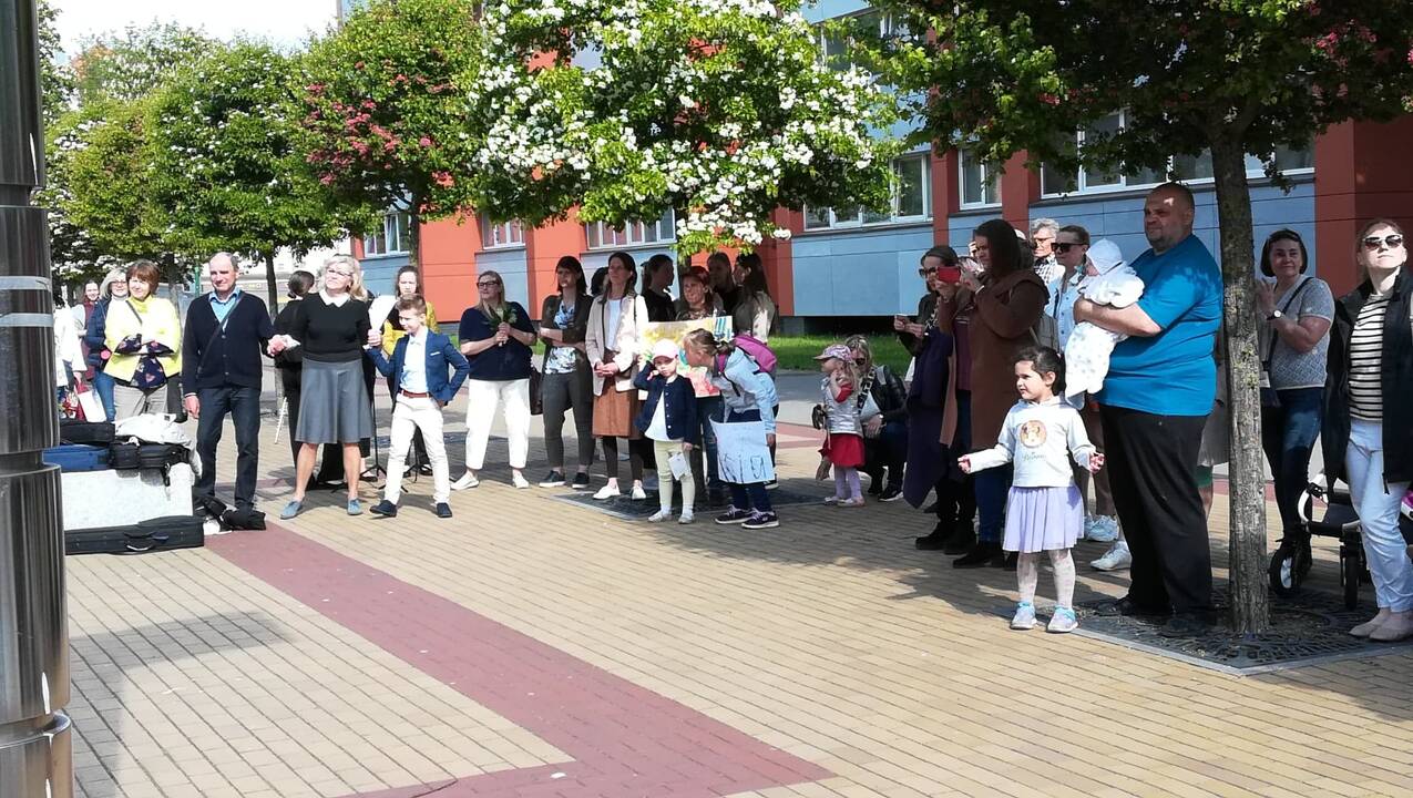 Klaipėda prisijungė prie akcijos „Ačiū, Lietuva!“