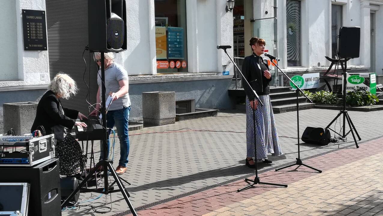 Klaipėda prisijungė prie akcijos „Ačiū, Lietuva!“