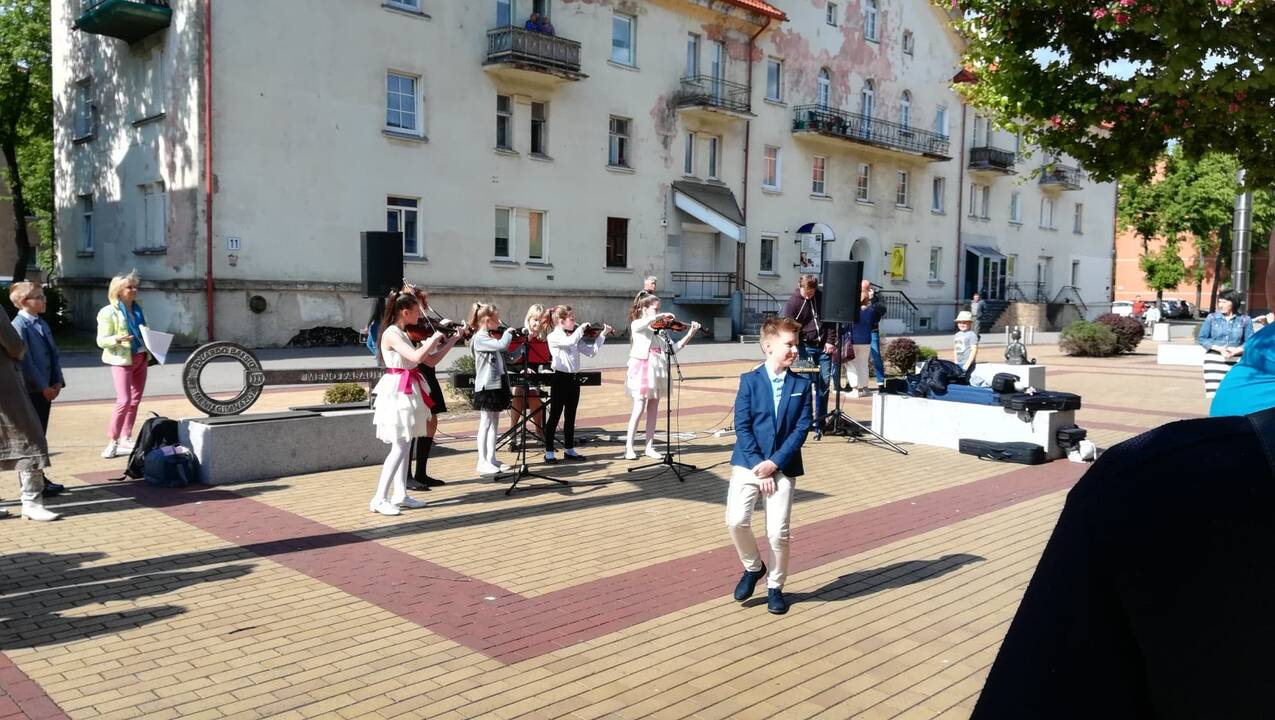 Klaipėda prisijungė prie akcijos „Ačiū, Lietuva!“