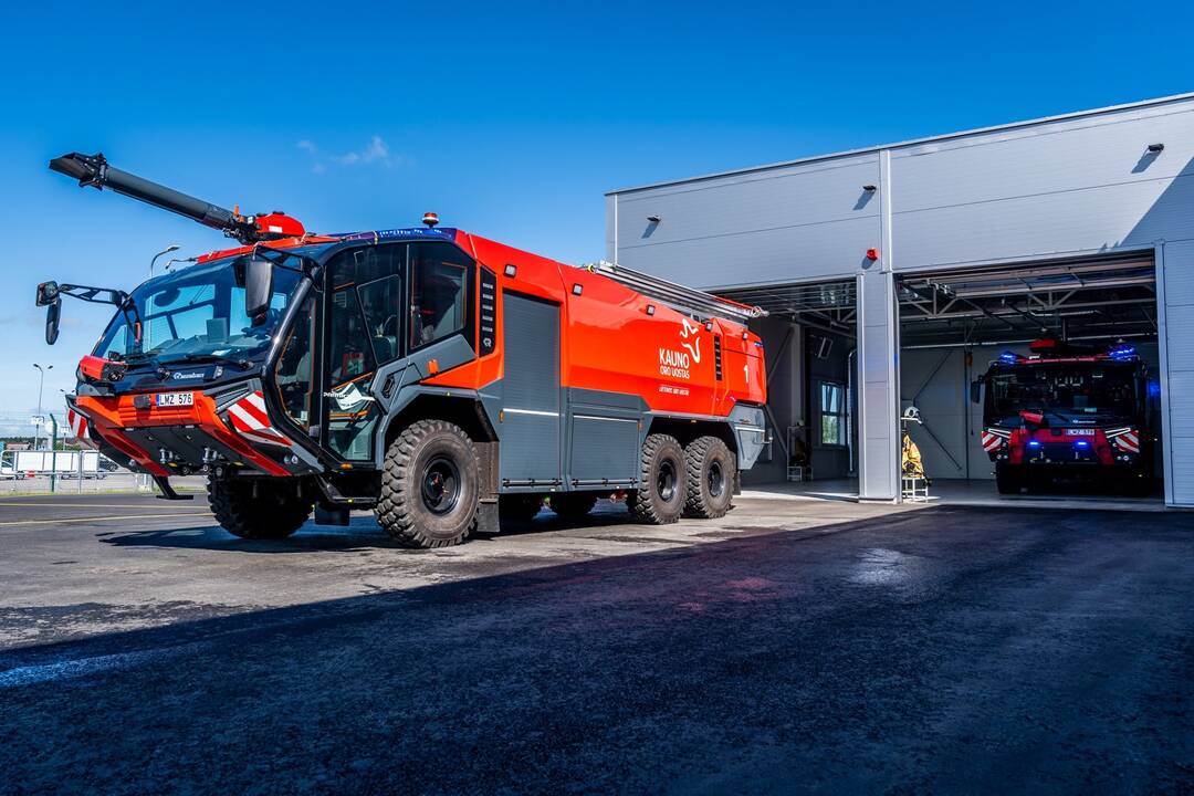 Pirkinys: "Rosenbauer Panther" mašinos pasižymi ne tik išskirtine išvaizda, bet ir technine specifikacija.