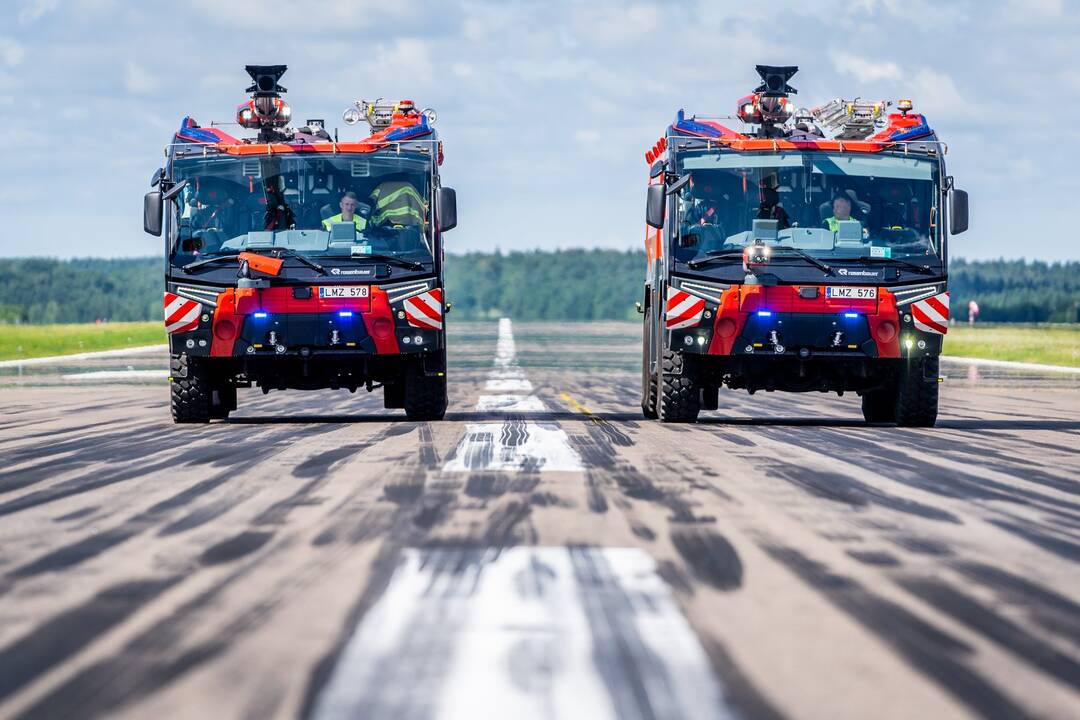 Pirkinys: "Rosenbauer Panther" mašinos pasižymi ne tik išskirtine išvaizda, bet ir technine specifikacija.