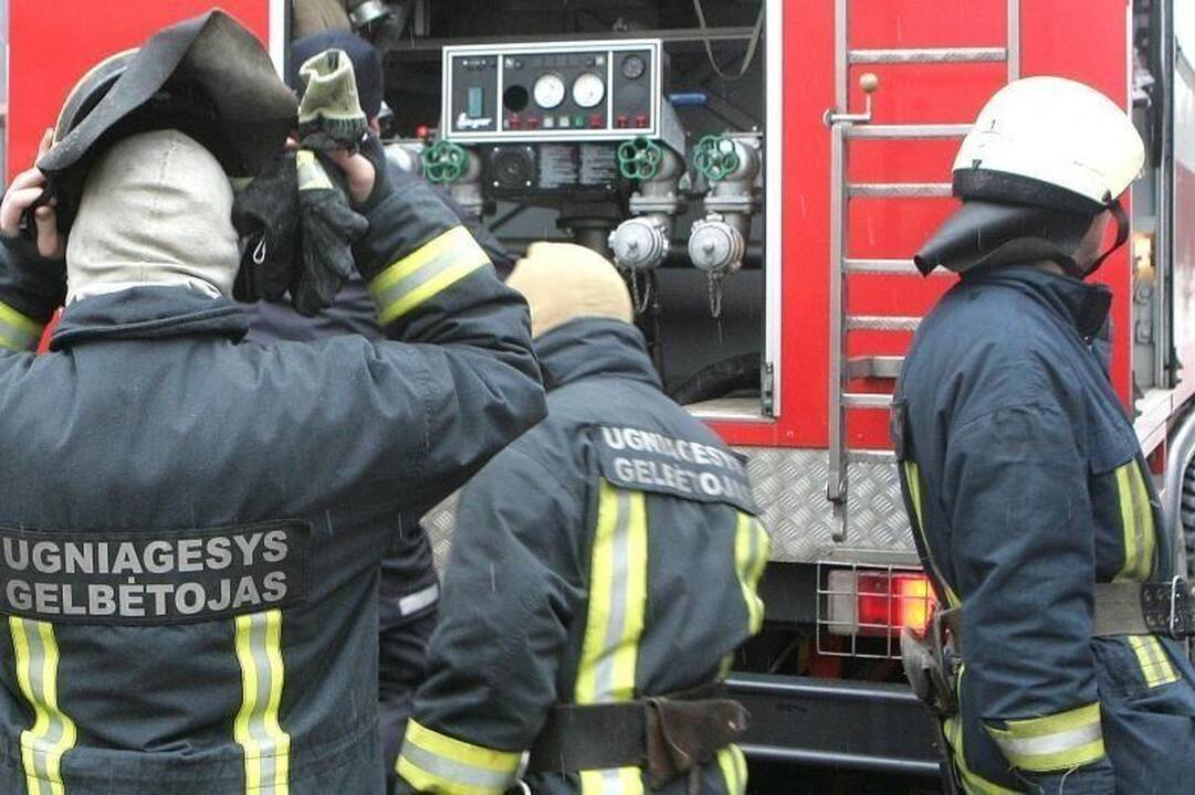 Kaltinėnų miestelyje sudegė 40 tonų šieno