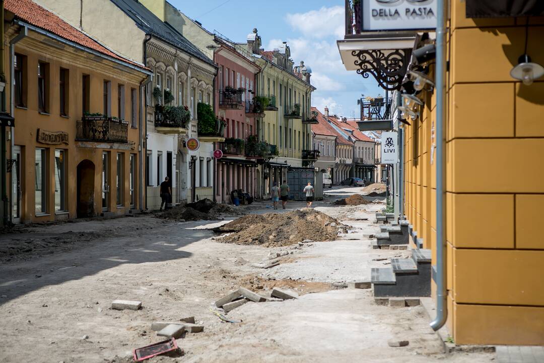 Vilniaus gatvės rekonstrukcija pažėrė pirmuosius lobius