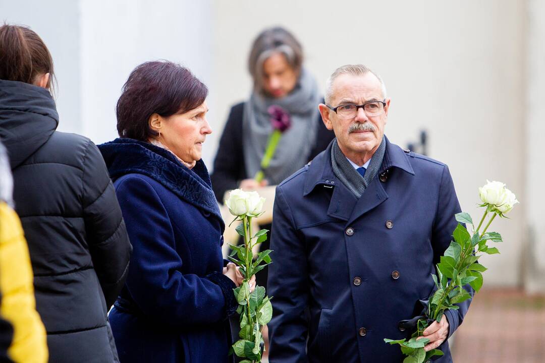 Atsisveikinimas su E. Nekrošiumi „Meno Forto“ salėje