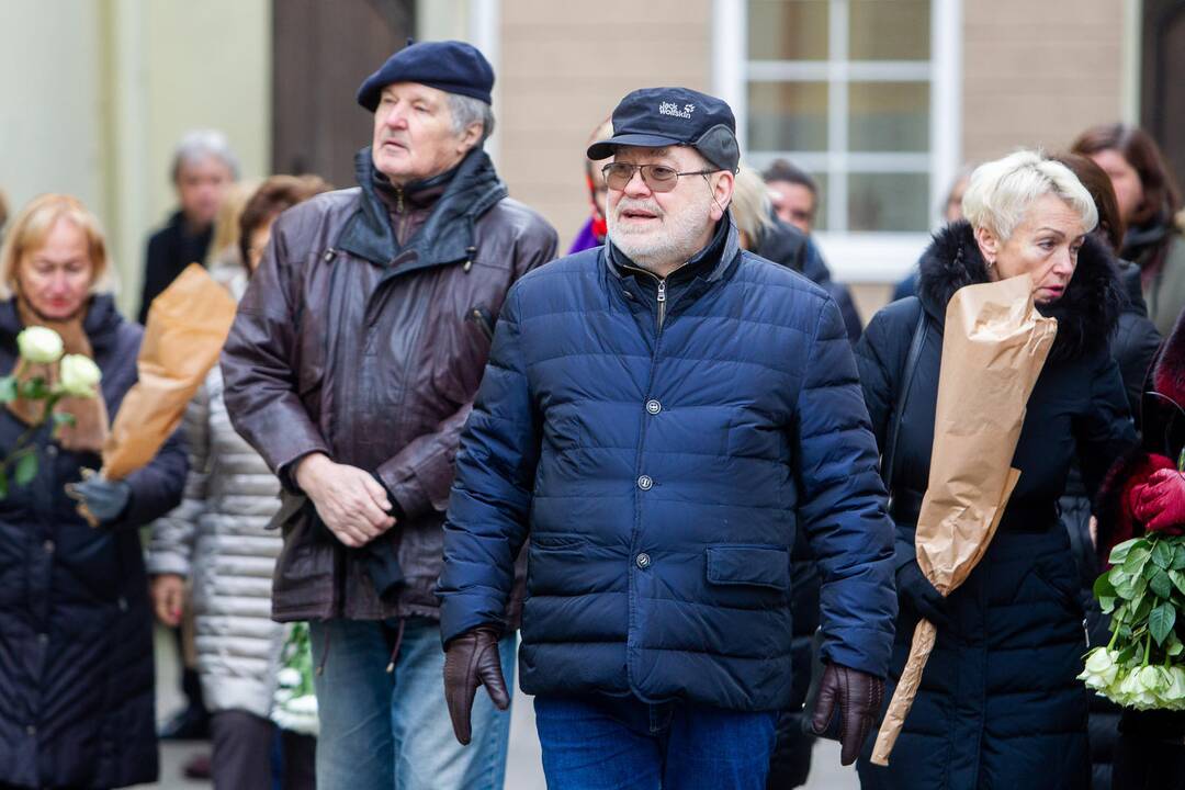 Atsisveikinimas su E. Nekrošiumi „Meno Forto“ salėje