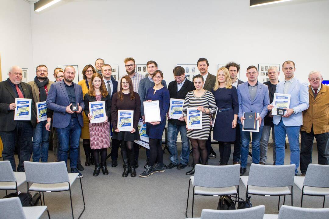 Žurnalistinių darbų konkurso „Skaidrumas – visų mūsų rankose 2018“ apdovanojimai