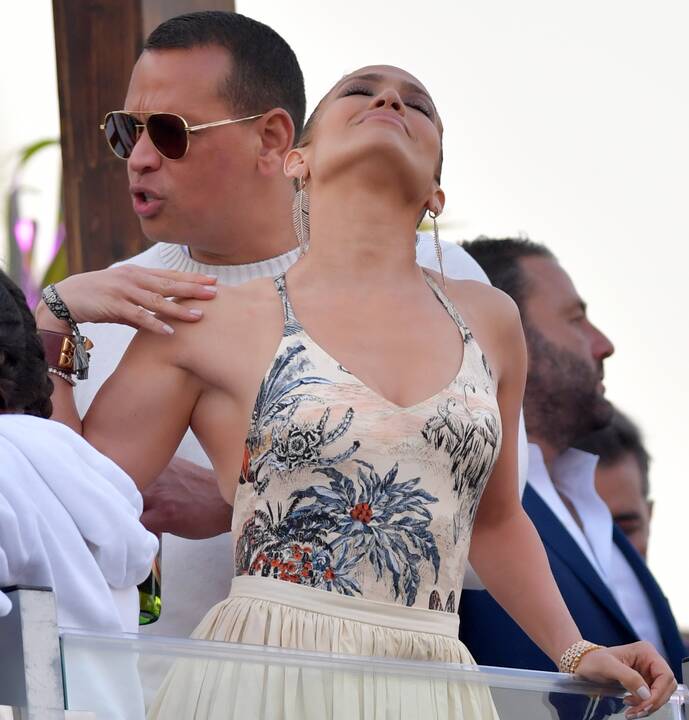 Jennifer Lopez ir Alexas Rodriguezas 