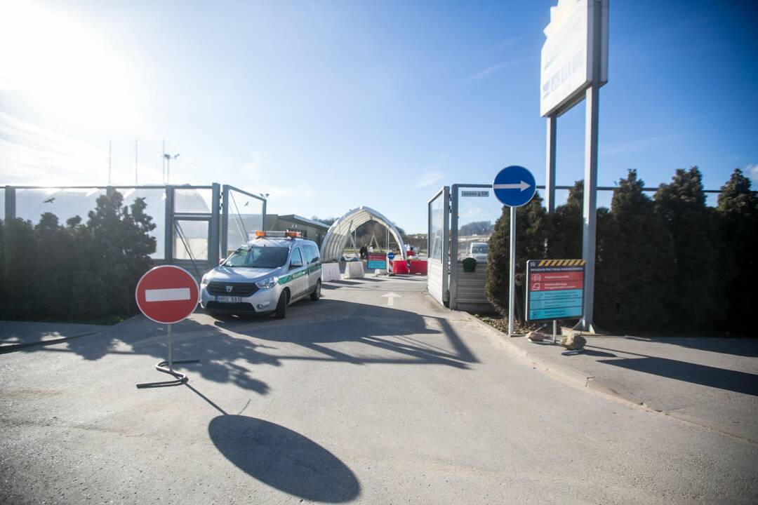 Atidarytas mobilus koronaviruso patikros punktas Kaune