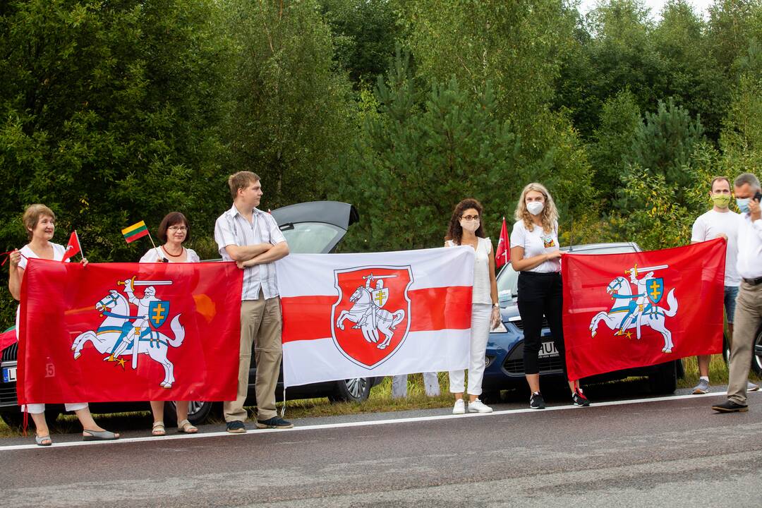 „Laisvės kelio“ dalyviai susirinko nuo Katedros aikštės iki Medininkų memorialo