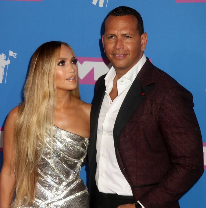 Jennifer Lopez ir Alexas Rodriguezas 
