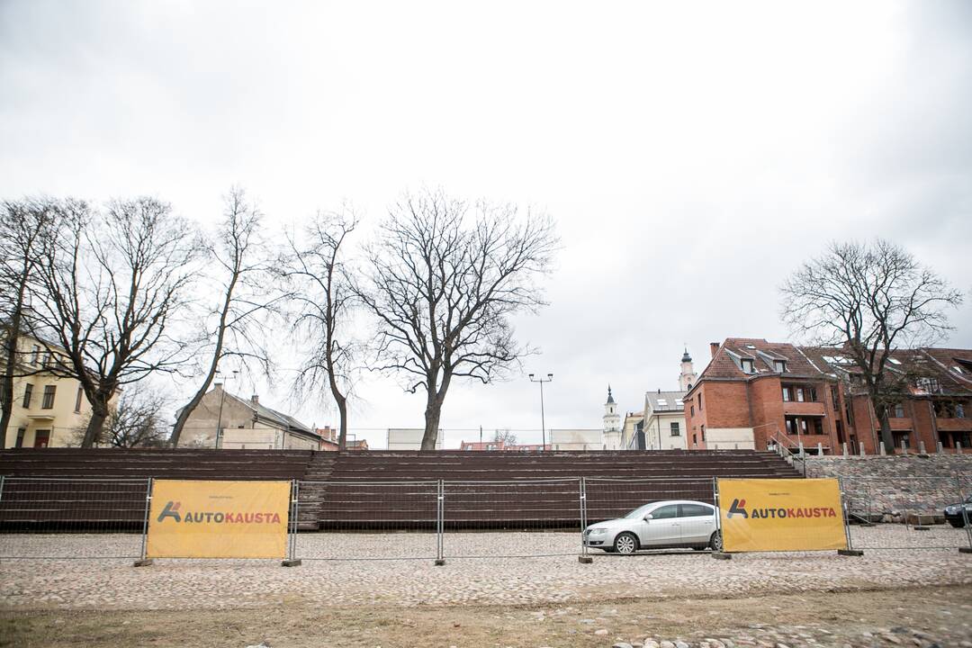 Pradėta tvarkyti kauniečių pamėgta poilsio vieta – amfiteatras