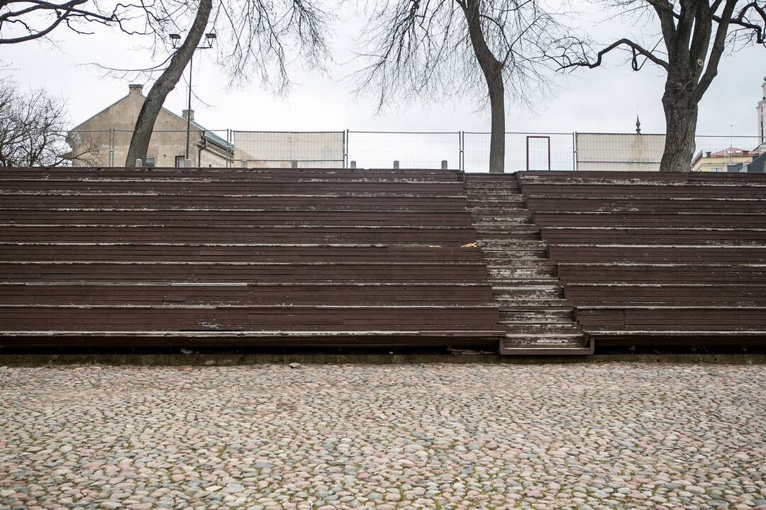 Pradėta tvarkyti kauniečių pamėgta poilsio vieta – amfiteatras