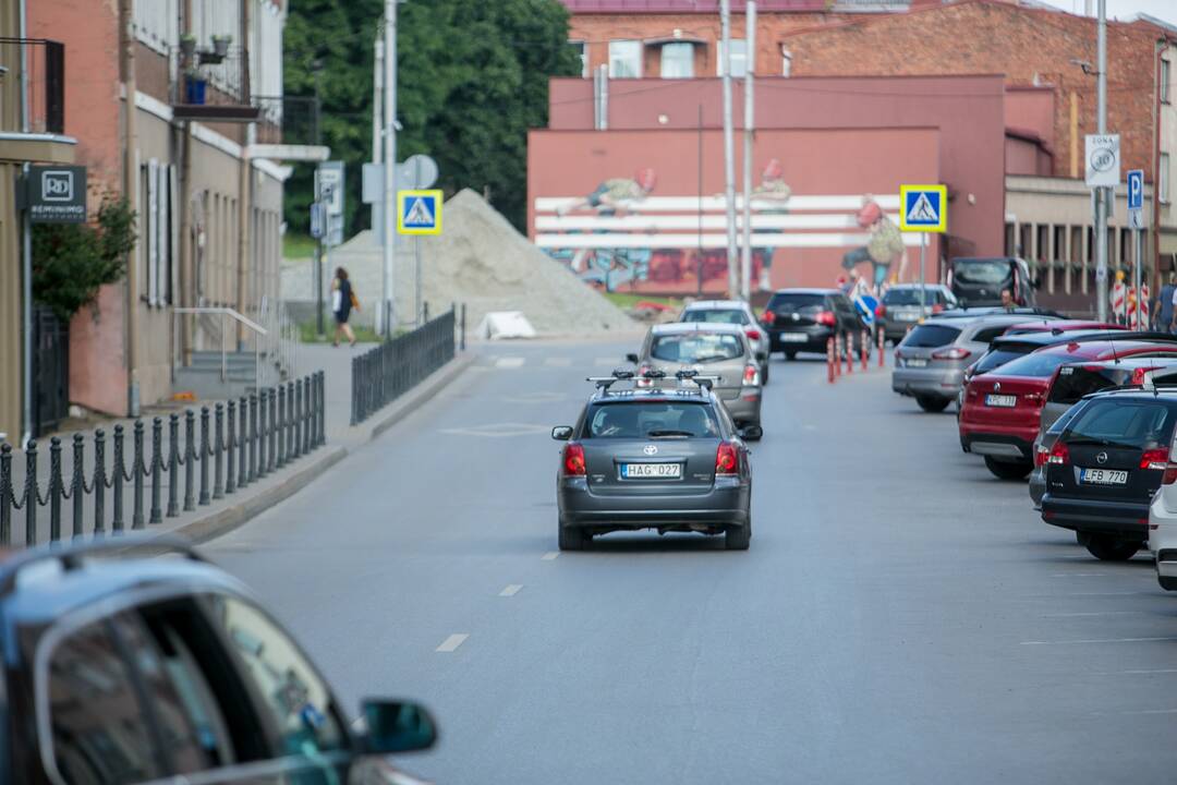Senamiestyje – vėl nauja eismo tvarka