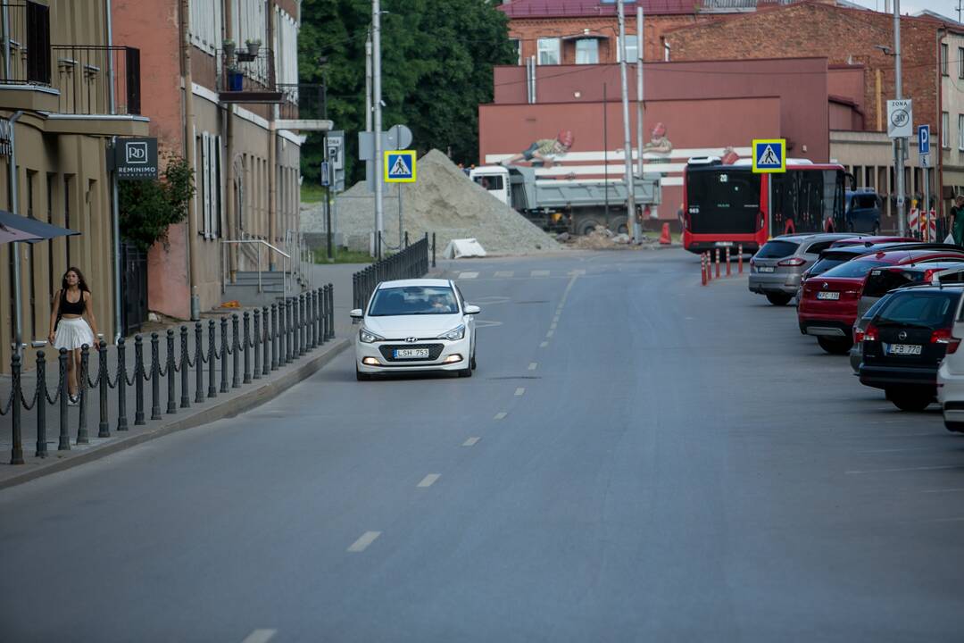 Senamiestyje – vėl nauja eismo tvarka