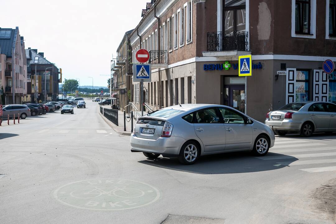 Senamiestyje – vėl nauja eismo tvarka