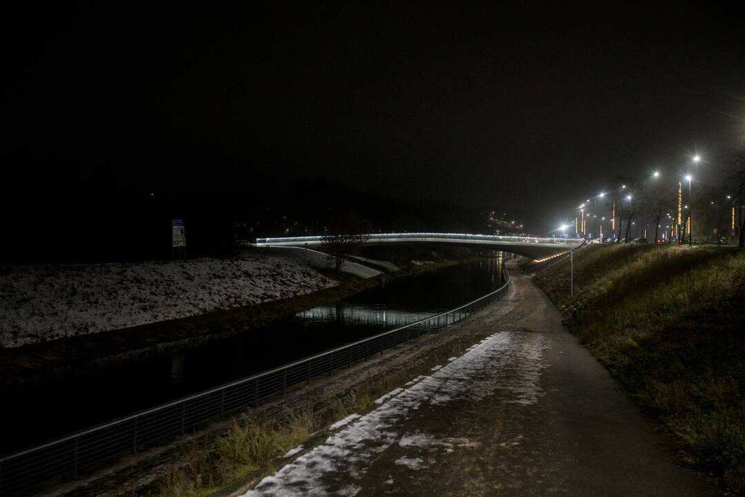 Baigtos naujojo tilto į Nemuno salą statybos