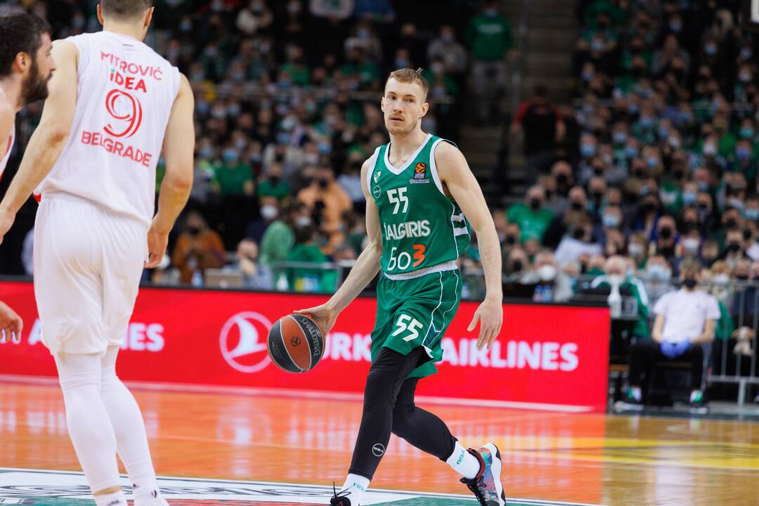 Paskutinis P. Jankūno mačas Eurolygoje: „Žalgiris“ – „Crvena zvezda“ (103:98)