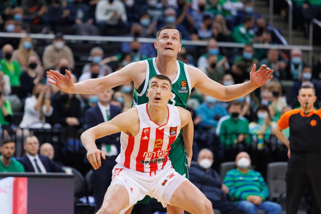 Paskutinis P. Jankūno mačas Eurolygoje: „Žalgiris“ – „Crvena zvezda“ (103:98)