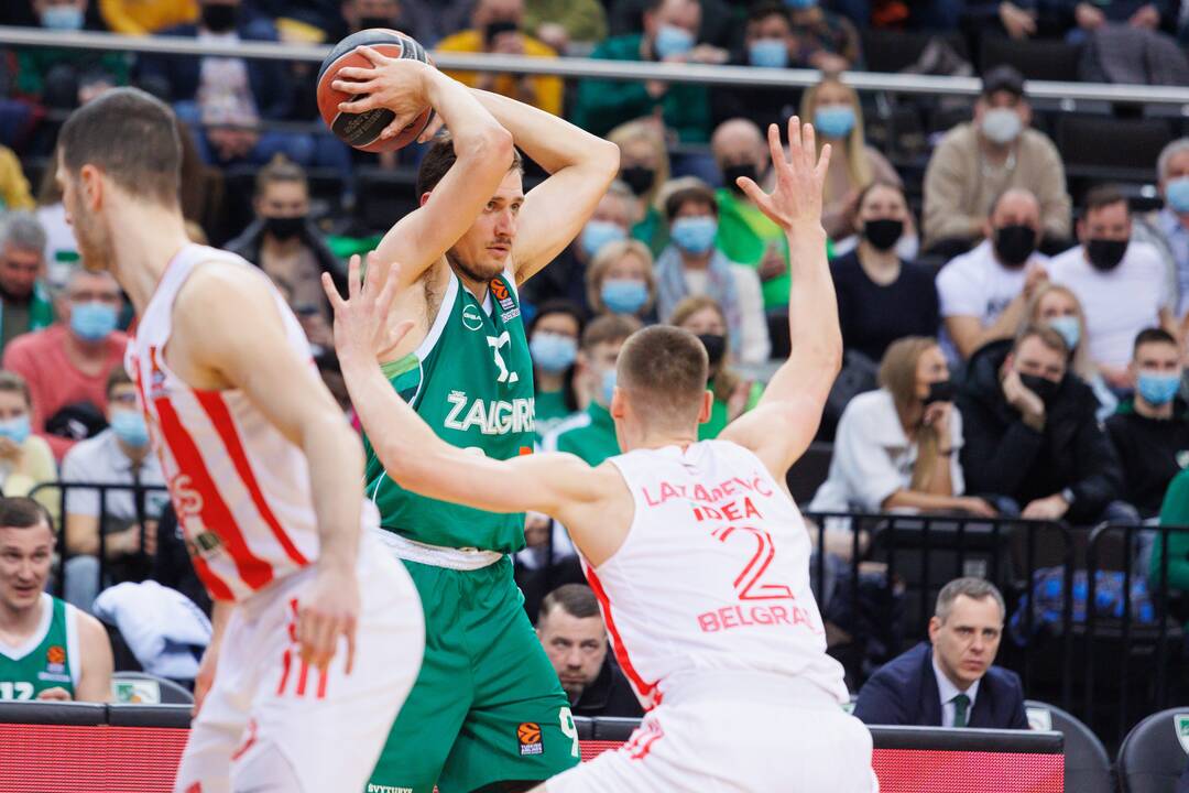 Paskutinis P. Jankūno mačas Eurolygoje: „Žalgiris“ – „Crvena zvezda“ (103:98)