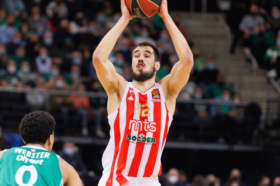 Paskutinis P. Jankūno mačas Eurolygoje: „Žalgiris“ – „Crvena zvezda“ (103:98)