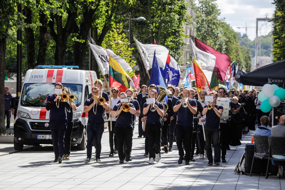 Studentų skvero atidarymas Kaune