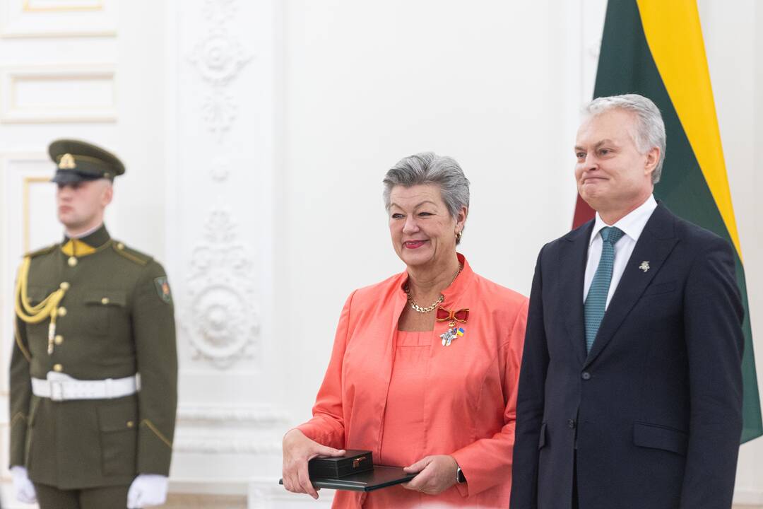 Valstybės apdovanojimų įteikimo ceremonija