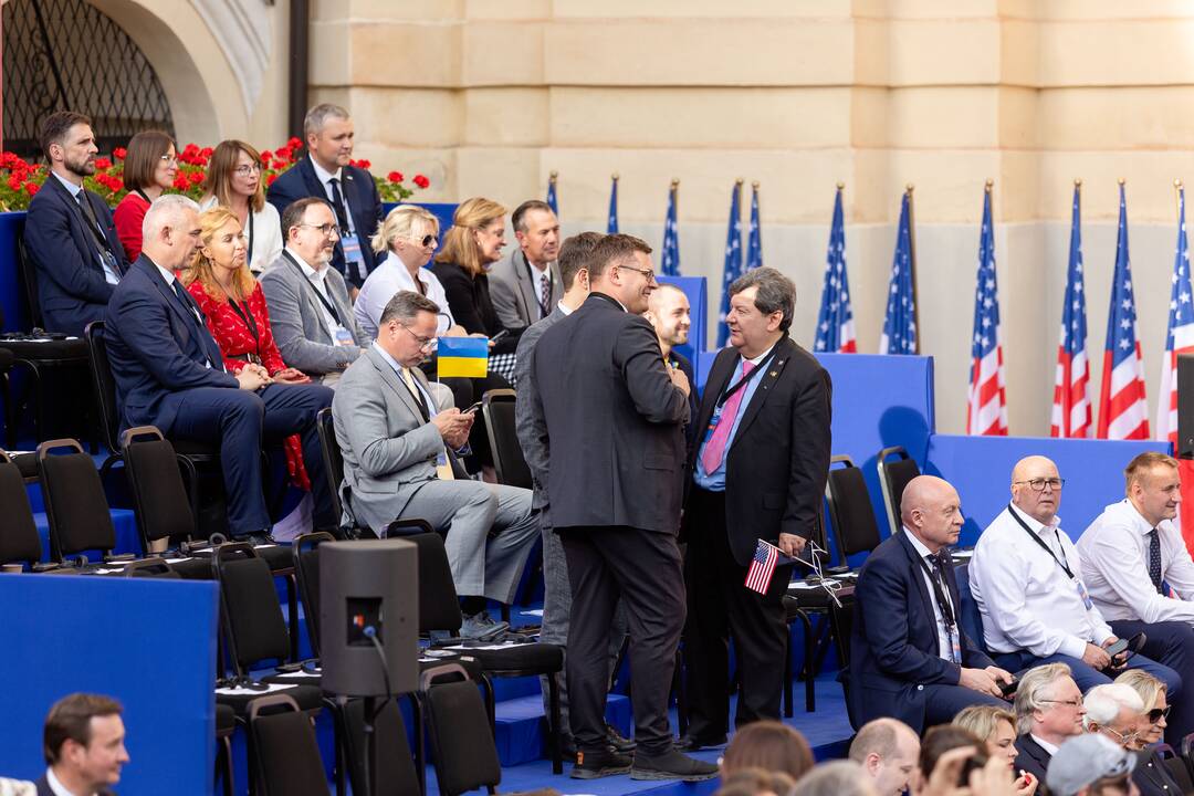 Istorinė J. Bideno kalba Vilniuje