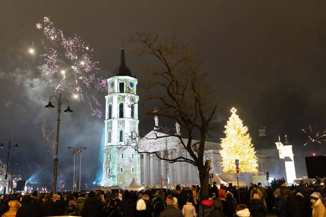 Vilnius sutiko 2024-uosius 