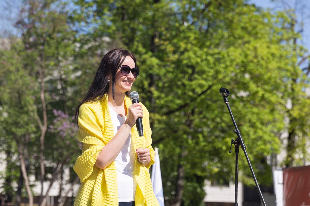 Profesinių sąjungų eitynės ir protestas Gegužės 1-osios proga