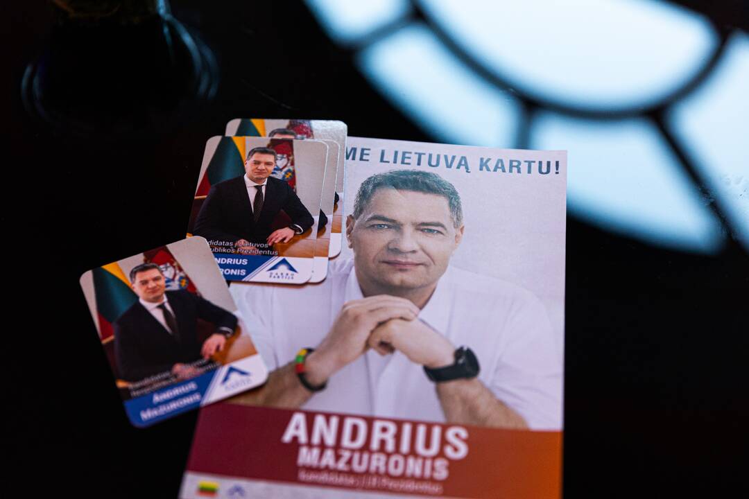 A. Mazuronio štabas Darbo partijos būstinėje
