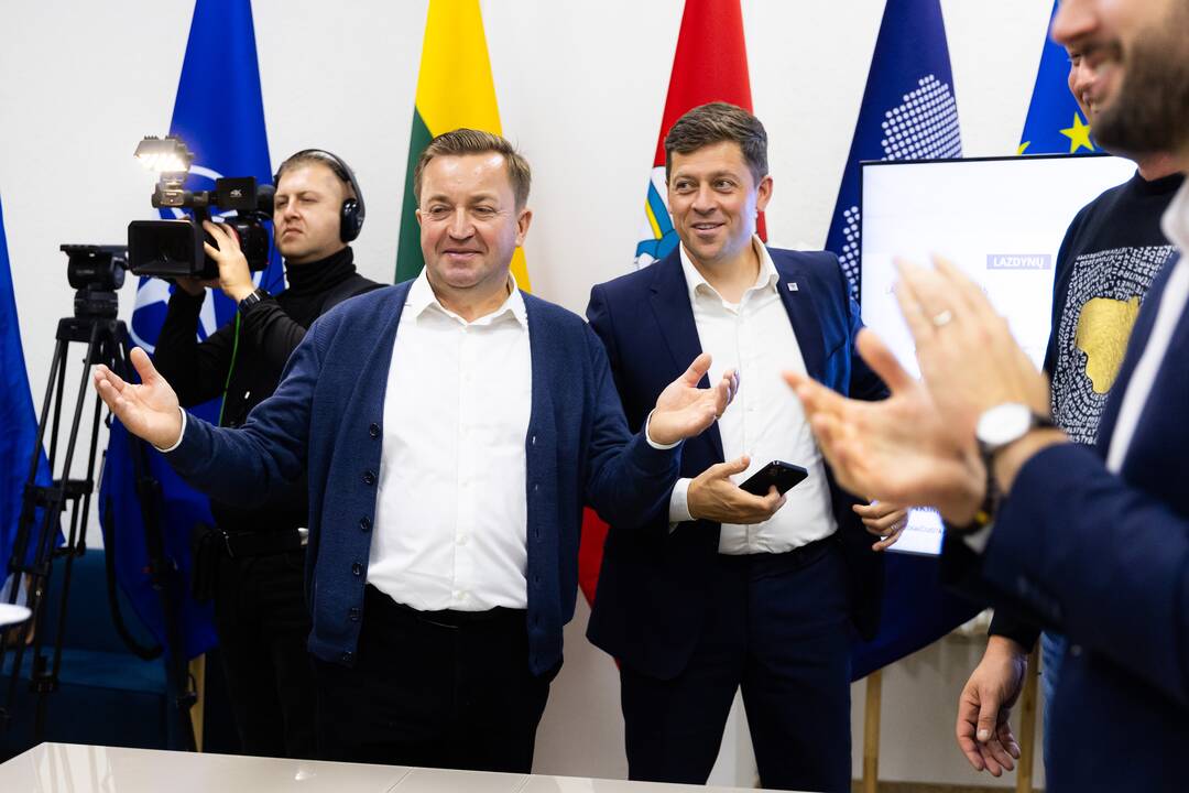 Seimo rinkimų antrasis turas: „Vardan Lietuvos“ štabas